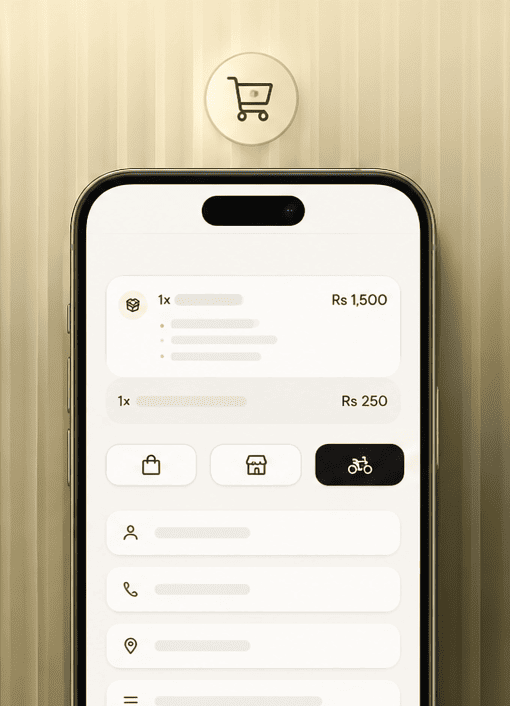 Accept orders live